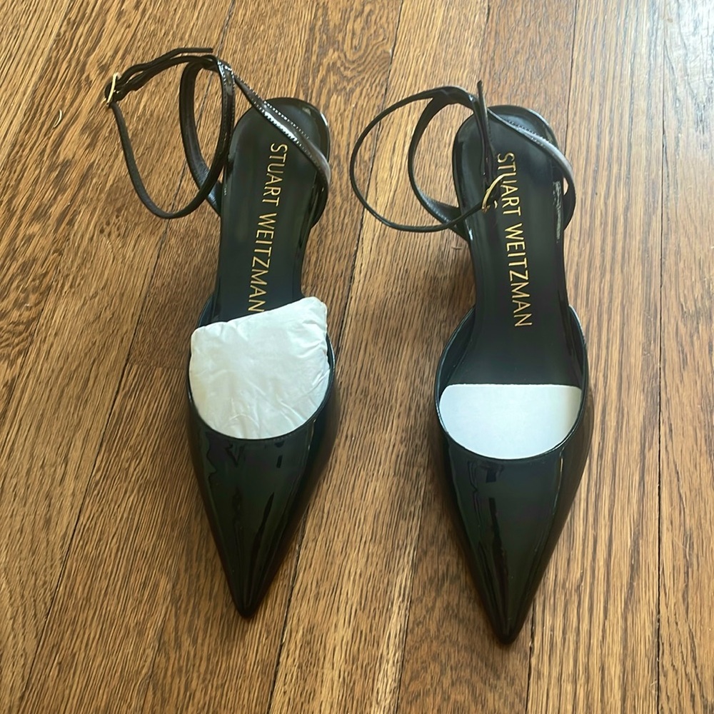 Stuart Weitzman's Barelythere pumps